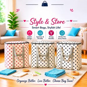 Star Printed Huge Capacity Storage & Travel Bag
