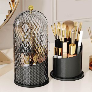 360° Rotating Makeup Brush Holder